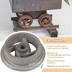 4X Mining Ore Car Small Track Mine Cart Wheel Cast Iron 7 1/4 Diameter For LG