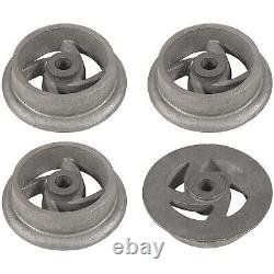 4X Mining Ore Car Small Track Mine Cart Wheel Cast Iron 7 1/4 Diameter For LG