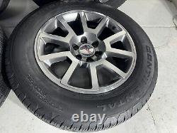 4 Factory GMC Yukon Wheels Tires DENALI OEM GM Bright 20 inch Sierra Tahoe Set