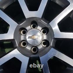 4 Factory GMC Yukon Wheels Tires DENALI OEM GM Bright 20 inch Sierra Tahoe Set