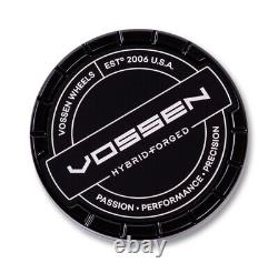 4 SMALL Vossen Hybrid Forged Billet Center Cap Black For HF Wheels Qty4 IN STOCK