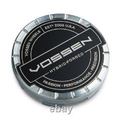 4 SMALL Vossen Hybrid Forged Billet Center Cap Gloss Clear /HF Wheels IN STOCK