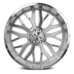 AXE AX1.1 Compression Forged Wheels 22x12 (-44, 6x139.7) Silver Rims Set of 4