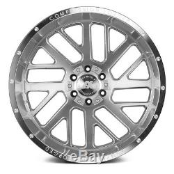 AXE AX2.1 Compression Forged Wheels 22x10 (-19, 5x139.7) Silver Rims Set of 4
