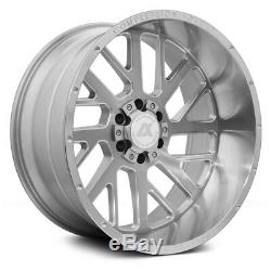 AXE Wheels 24x14 (-76, 8x180, 125.2) Silver Rims Set of 4