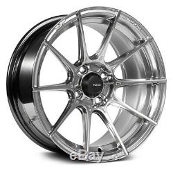 Advanti Racing STORM S1 Wheels 15x7 (35, 4x100, 73.1) Titanium Rims Set of 4