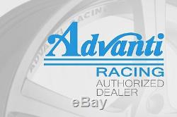 Advanti Racing STORM S1 Wheels 17x8 (45, 5x100, 73.1) Black Rims Set of 4