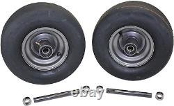 Antego Tire & Wheel Set of Two Gravely Ariens 13x6.50-6 Pneumatic Dark Gray As