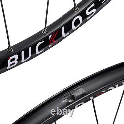 BUCKLOS Mountain Bike Wheelset 26/27.5/29 Inch, Aluminum Alloy Rim 32H Disc Brak