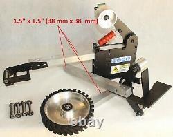 Belt Grinder 2x72 Combo-10 Contact Wheel-Small Wheels Set-No Motor-3xTool Arm