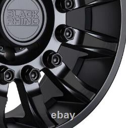 Black Rhino Wheels Rims Lt265/70r18 Tires Set Package All At Off Terrain