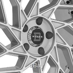 Blade BRVT-455 VENZO Wheels 22x9 (35, 5x114.3, 74.1) Silver Rims Set of 4