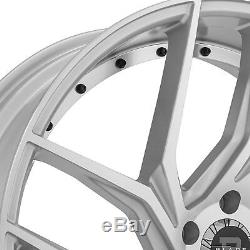 Blade BRVT-456 ENZO Wheels 22x9.5 (15, 5x114.3, 74.1) Silver Rims Set of 4
