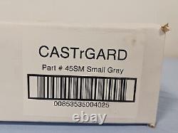 CASTrGARD 45SM Small Gray Wheel Guard, Set of 4 Grey for up to 125mm 5 Caster