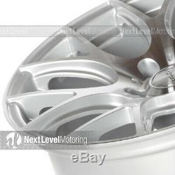 CIRCUIT PERFORMANCE CP31 18x9 5-114.3 +24 SILVER MACHINED WHEELS RIMS (SET OF 4)
