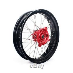 Complete Supermoto Wheels Set For Honda XR650l XR 650 L 17 inches