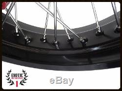 Complete Supermoto Wheels Set For Honda XR650l XR 650 L 17 inches