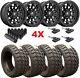 Covert Fit Trd Black Fuel Wheels Rim Tires 33 12.50 17 Mud Mt Set Tacoma 4runner