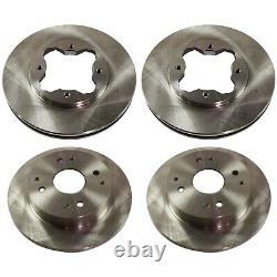 Disc Brake Rotor For 1991-1997 Honda Accord Front and Rear Solid 4-Wheel Set