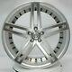 Ex20 Silver Staggered Wheels 20x8.5 / 20x10 (open Box) Rims Set Of 4 Wheels