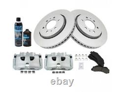 For 2012-2016 Ford F150 Brake Pad Rotor and Caliper Set Front 22456SM 2013 2014