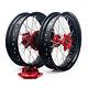 For Suzuki 17 Supermoto Spoked Wheels Cush Drive Set Drz400sm Drz400s 2000-2024