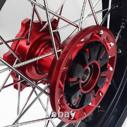 For SUZUKI 17 Supermoto Spoked Wheels Cush Drive Set DRZ400SM DRZ400S 2000-2024