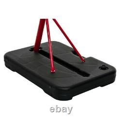 Free Standing Basketball Hoop Net Backboard Stand Set Adjustable Portable Wheels