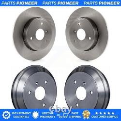 Front+Rear Disc Brake Rotors Drums Kit For Smart Fortwo