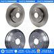 Front+rear Disc Brake Rotors Drums Kit For Smart Fortwo
