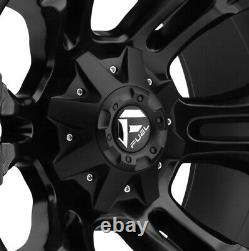 Fuel Vapor Black Wheels Rims 275 55 20 Tires Gripper At F-150 F150 Ram 1500