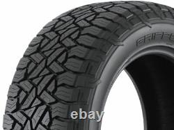 Fuel Vector Black Wheels Rims Tires 285 70 17 Gripper At All Terrain Package