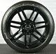 Genuine Audi A5 S5 Alloy Wheels Viper Black With Dunlop Tyres 5x112