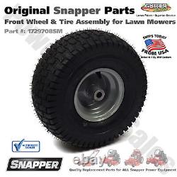 Genuine OEM Snapper Front Wheel & Tire Assembly for Lawn Mowers / 1729708SM