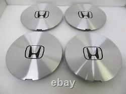 Honda CIVIC 2006-2009 Machined Center Caps Set 4 63906 Sm4-a330-e220 Oem