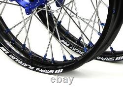Husaberg FS 570 FS570 Supermotard 2011 Wheels Set Blue Black 18 21 Rims