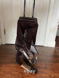 JM New York Brown Luggage Duffle Suitcase with Wheels Carry-on Set