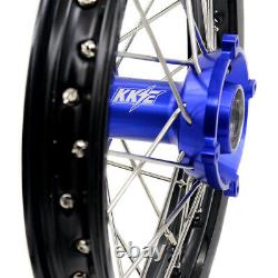 KKE 17/14 Small Kid's Wheels Set For KTM 85 SX 2003-2020 Mini Dirt Bike Blue Hub