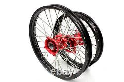 KKE 17/14 Small Kid's Wheels Set For KTM 85 SX 2003-2020 Mini Dirt Bike Red Hub