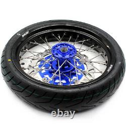 KKE 17 Supermoto DRZ400SM 2005-2022 For SUZUKI Motocross Wheels Rims CST Tires