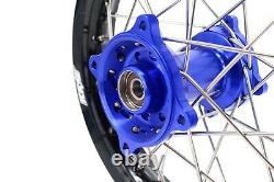 KKE 1.414/1.612 Kid's Small Wheels Rims Set Fit YAMAHA YZ65 2019-2021 Mini Hub
