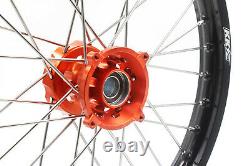 KKE 1.417 / 1.614 Small Kid's Wheels Rims Set For KTM85 SX 2003-2020 Mini Hub