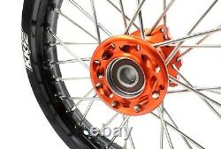 KKE 1.612/1.610 Small Kid's Wheels Rim Set For KTM 50 SX 2014-2019 Mini Bike