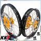 Kke 21 18 Cnc Motorcycle Wheels Rims Set Fit Drz400sm 2005-2020 Gold Hubs