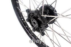 KKE 21/18 Enduro Wheels Rim Set For Suzuki DRZ400SM 2005-2022 DRZ400E 2000-2007