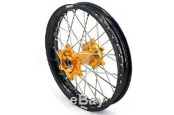 KKE 21/18 Enduro Wheels Rims Set Fit SUZUKI DRZ400 DRZ400E DRZ400S DRZ400SM Gold