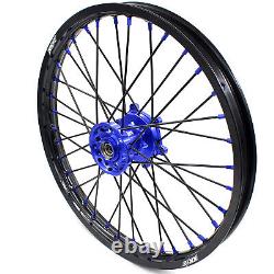 KKE 21/18 Enduro Wheels Rims Set Fit Suzuki DRZ400E DRZ400S DRZ400SM Black&Blue