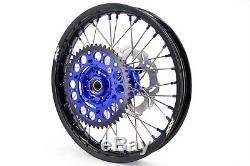 KKE 21/18 Enduro Wheels Rims Set For SUZUKI DRZ400SM 2005-2019 Disc Rotor 310mm