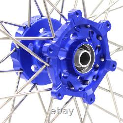 KKE 21/18 Enduro Wheels Rims Set For SUZUKI DRZ400SM 2005-2023 Disc Rotor Hubs