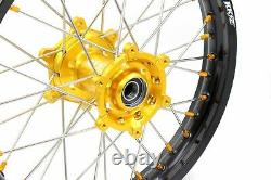 KKE 21/18 Enduro Wheels Rims Set For SUZUKI DRZ400S 2000 DRZ400SM 2020 DRZ400E